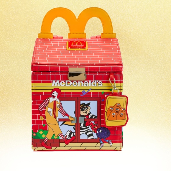 Loungefly McDonalds Happy Meal Mini Backpack and Wallet - Picture 2 of 9